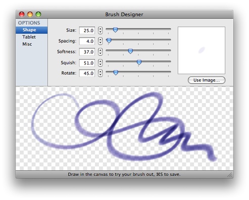 Acorn's Brush Designer